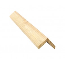 Уголок деревянный наружный 30 гладкий стык 30х30х2500мм (сорт А хвоя)